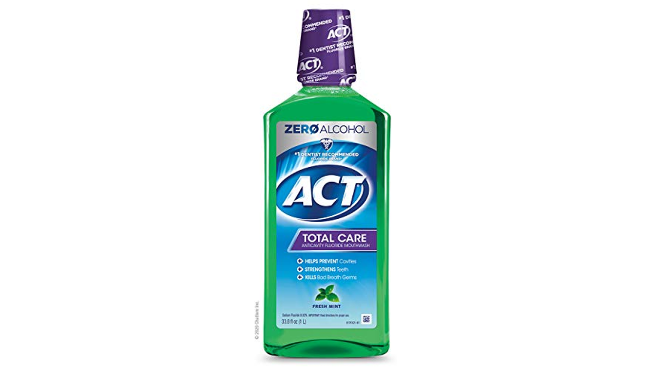 3. ACT Total Care Anticavity Fluoride Mouthwash 